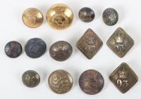 Assortment of Early Numbered Coatee / Tunic Buttons