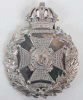 Victorian Rifle Brigade Officers Cross Belt Plate