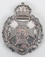 Victorian Rifle Brigade Militia Officers Cross Belt Plate