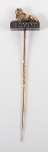 Victorian Lincolnshire Regiment Officers Wife’s Hat Pin