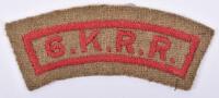6th Kings Own Royal Lancaster Regiment Shoulder Title