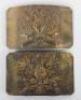 2x Imperial Russian Artillery Belt Buckles