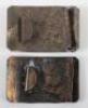 2x Imperial Russian Artillery Belt Buckles - 2