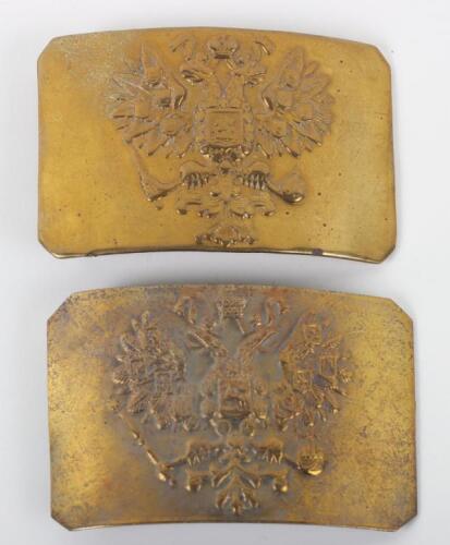 2x Imperial Russian Belt Buckles