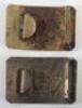 2x Imperial Russian Belt Buckles - 2