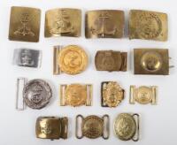 Quantity of Foreign Nationalities Naval Belt Buckles