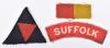 WW2 British Insignia of the 1st Battalion Suffolk Regiment,