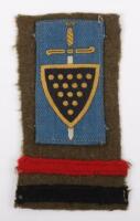 WW2 Northamptonshire Regiment 73rd Independent Infantry Brigade Battle Dress Combination Insignia