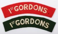 1st Battalion Gordon Highlanders Shoulder Titles