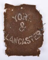 WW1 York & Lancaster Regiment Formation Sign