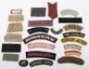 Grouping of British Cloth Shoulder Titles - 2