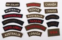 Quantity of Foreign Nationality Shoulder Titles