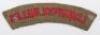 Liverpool Rifles Cloth Shoulder Title - 2