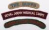 WW2 16th Battalion Durham Light Infantry Cloth Shoulder Title,