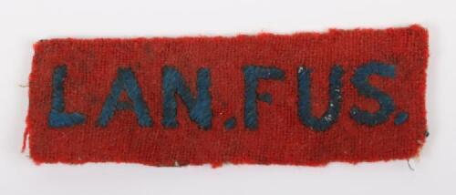 Scarce Cloth Formation Sign / Title for the 39th Searchlight Regiment Royal Engineers