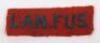 Scarce Cloth Formation Sign / Title for the 39th Searchlight Regiment Royal Engineers