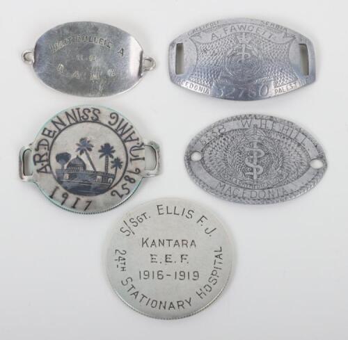 5x WW1 Royal Army Medical Corps Identity Discs