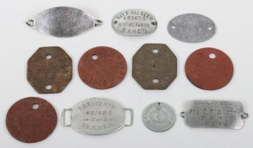 Selection of Mostly WW1 Period Royal Army Medical Corps Identity Discs