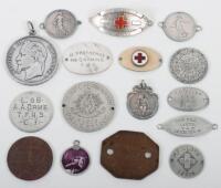 Interesting Grouping of Identity Discs of WW1 Nursing and Red Cross Interest