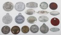 Grouping of Mostly WW1 Royal Navy Identity Discs