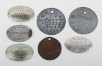 Grouping of WW1 Royal Naval Air Service (R.N.A.S) Identity Discs