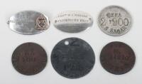 Grouping of New Zealand Regiments Identity Discs