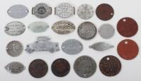 Fine Collection of Mostly Motor Transport Section Army Service Corps Identity Discs