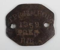 Scarce WW1 Identity Disc of the Household Battalion