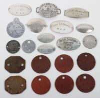 Interesting Collection of WW1 Identity Discs of Royal Horse Artillery and Royal Field Artillery