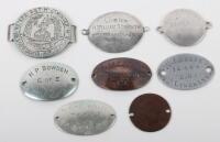 Selection of Identity Discs of Kings Liverpool, Norfolk and Lincolnshire Regiments