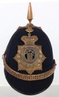 Other Ranks Blue Cloth Helmet Badged to the Royal Guernsey Light Infantry