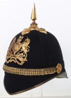 Post 1902 Royal Engineers Officers Home Service Pattern Helmet