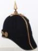 Post 1902 Royal Engineers Officers Home Service Pattern Helmet - 4