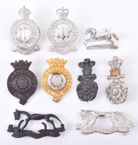 Grouping of Yeomanry Officers Cap Badges