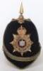 Post 1902 Devonshire Regiment Officers Home Service Helmet - 10