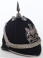 Post 1902 Royal Engineers Volunteers Officers Home Service Helmet