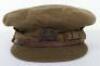 WW1 British Middlesex Regiment Officers “Gor Blimey” Peaked Cap