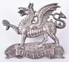 Hallmarked Silver The Buffs East Kent Regiment Officers Cap Badge