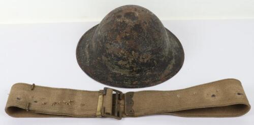 WW1 British Brodie Steel Combat Helmet Shell