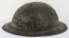 WW1 British Brodie Steel Combat Helmet Shell - 3