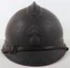 WW1 French Infantry M-15 Adrian Steel Helmet