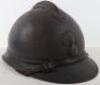 WW1 French Infantry M-15 Adrian Steel Helmet - 3