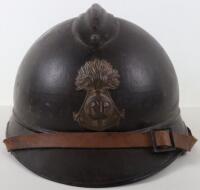 WW1 French Colonial Troops M-15 Adrian Steel Helmet