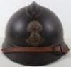 WW1 French Colonial Troops M-15 Adrian Steel Helmet