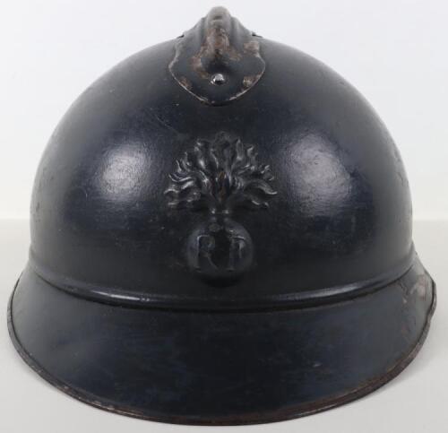 WW1 French Infantry M-15 Adrian Steel Helmet