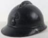 WW1 French Infantry M-15 Adrian Steel Helmet - 4