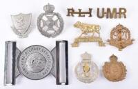 8x Colonial Badges and Insignia