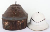 Royal Navy Officers Foreign Service Helmet of Lieutenant-Commander E S D Fremantle D.S.C, Beach Master at Juno Beach on D-Day