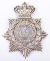 1st Volunteer Battalion Royal Berkshire Regiment Other Ranks Helmet Plate