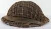 WW2 British Camouflaged Combat Helmet - 2